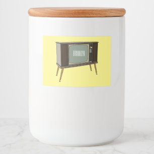 Cartoon Lebensmitteletikett