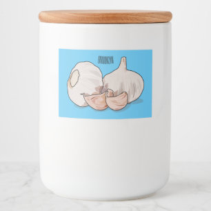 Cartoon Lebensmitteletikett