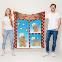 Cartoon-Lebkuchen-Mann-Bäcker