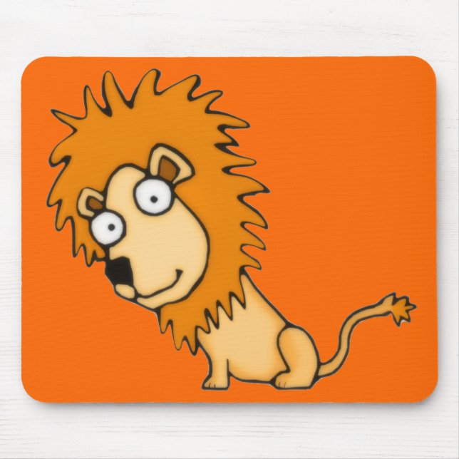 Cartoon Lion Mousepad (Vorne)