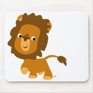 Cartoon-Lion-Mousepad Mousepad