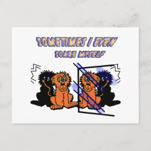 Cartoon Lion Postkarte