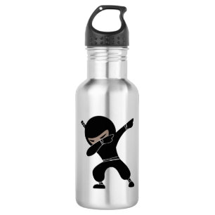 Cartoon Little Ninja Krieger Edelstahlflasche