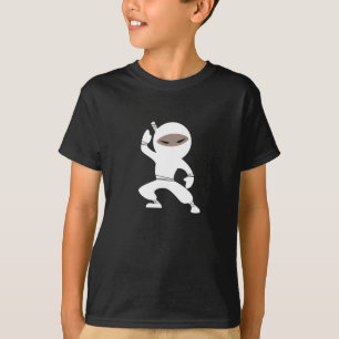 Cartoon Little Ninja Krieger T-Shirt