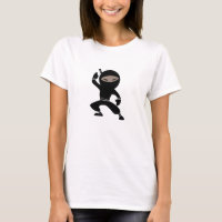 Cartoon Little Ninja Krieger