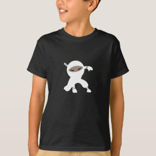 Cartoon Little Ninja Krieger T-Shirt