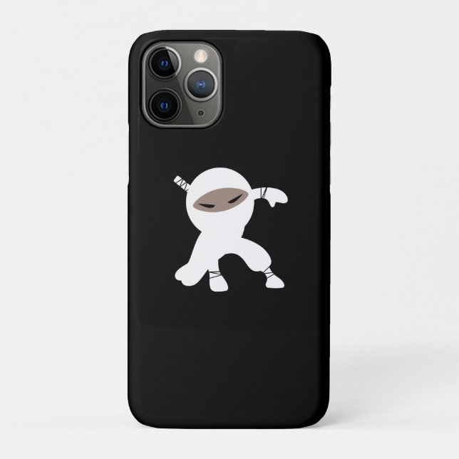 Cartoon Little Ninja Warrior Case-Mate iPhone Hülle (Rückseite)