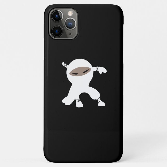 Cartoon Little Ninja Warrior Case-Mate iPhone Hülle (Rückseite)
