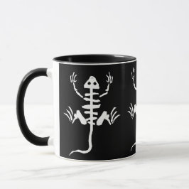 Cartoon Lizard Skeleton Knochen Tasse