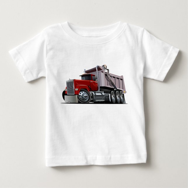 Cartoon LKW Baby T - Shirt (Vorderseite)