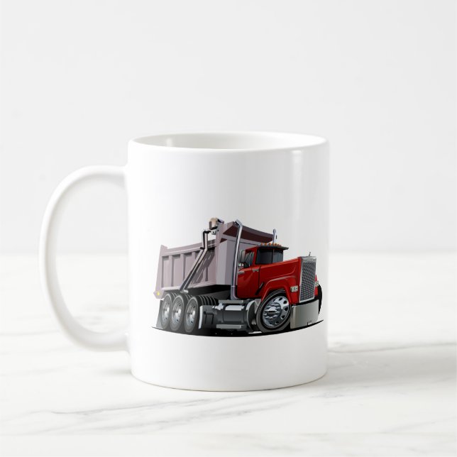 Cartoon LKW Kaffee Tasse (Links)