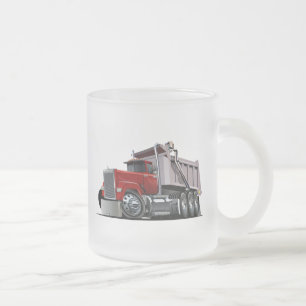 Cartoon LKW mattierte Tasse