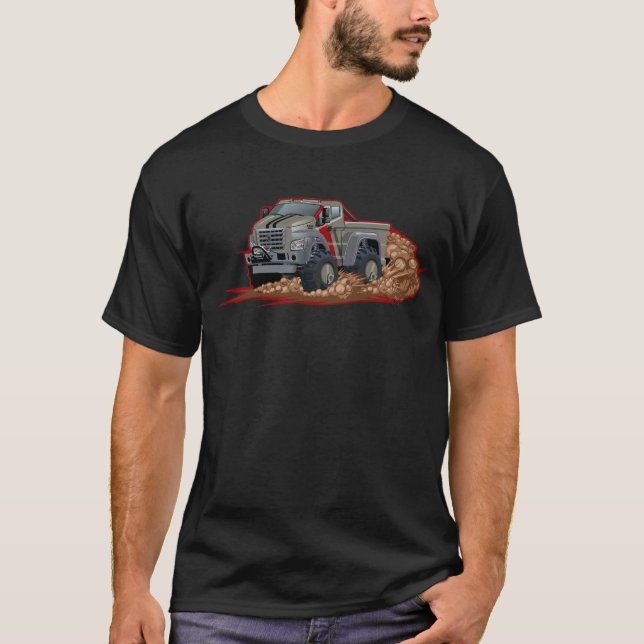 Cartoon-LKW T-Shirt (Vorderseite)