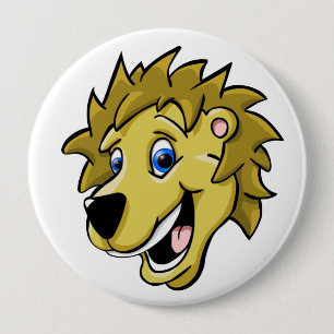 Cartoon-Löwe Button