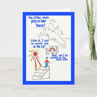 Cartoon lustiger Spaß Happy Birthday Karte