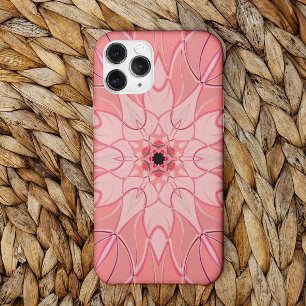 Cartoon Mandala Blume Pink Case-Mate iPhone Hülle