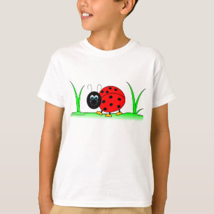 Cartoon-Marienkäfer scherzt T - Shirt