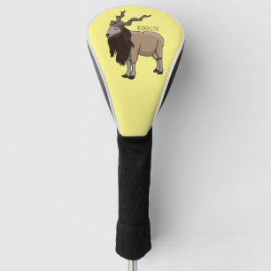 Cartoon Markhor Golf Headcover