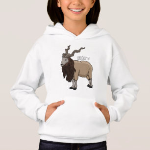 Cartoon Markhor Hoodie