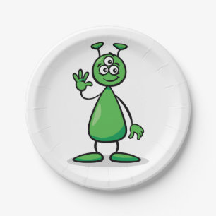 Cartoon Martian Pappteller