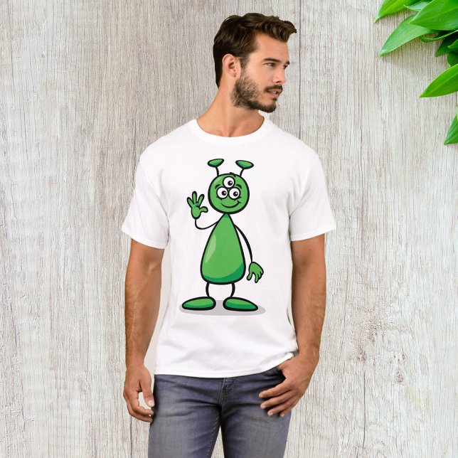 Cartoon Martian T-Shirt (Von Creator hochgeladen)