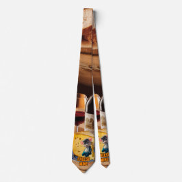 Cartoon Maus in Liebe mit einem Stück Käse auf ein Krawatte