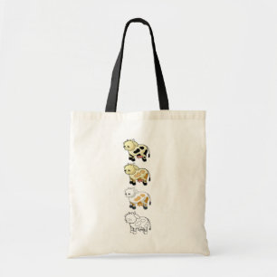 Cartoon Milchkühe Tote Tasche