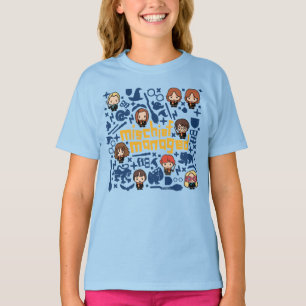 Cartoon "MISCHIEF MANAGED™" Grafik T-Shirt