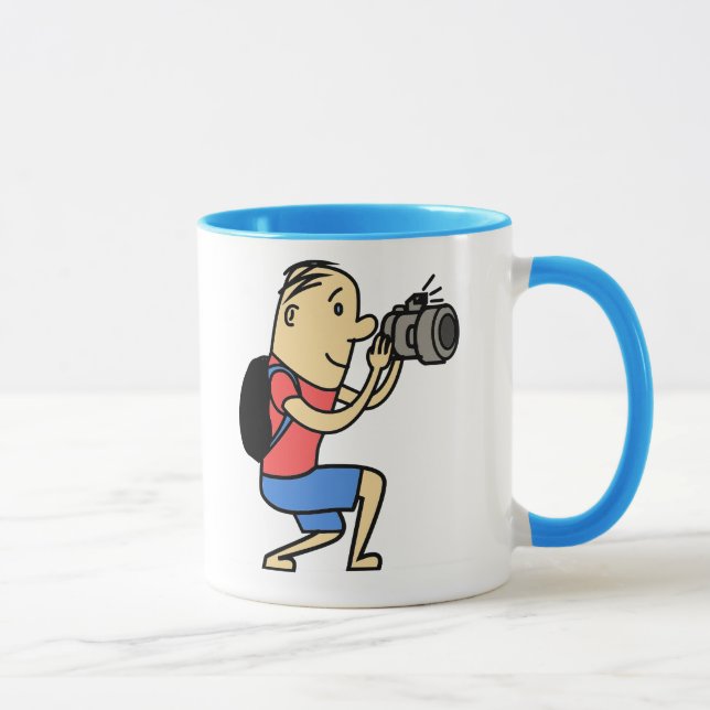 Cartoon mit Kamera-Tasse Tasse (Rechts)