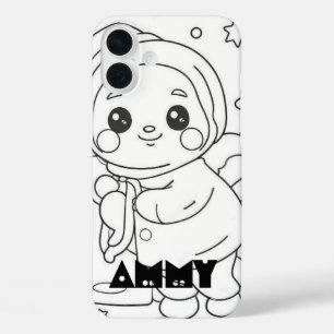 Cartoon Mit Monogramm Case - Mate iPhone