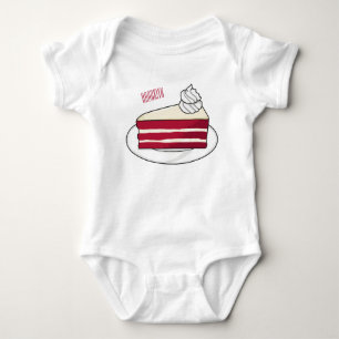 Cartoon mit Rotsamt Baby Strampler