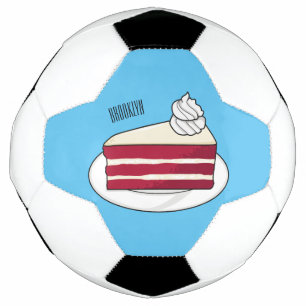Cartoon mit Rotsamt Fußball
