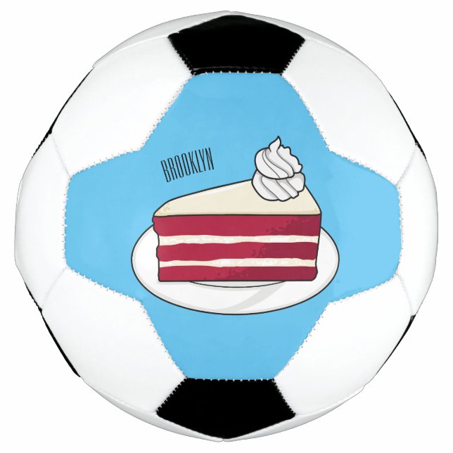 Cartoon mit Rotsamt Fußball (Vorderseite)