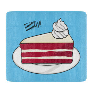 Cartoon mit Rotsamt Schneidebrett