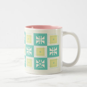 Cartoon Mod Butterfly Quilfly Muster Tasse B
