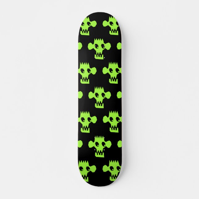 Cartoon Monkey Skulls Skateboard (Vorne)