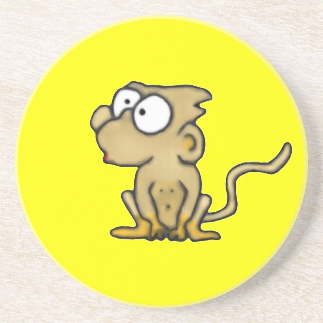 Cartoon Monkey Untersetzer (Vorne)