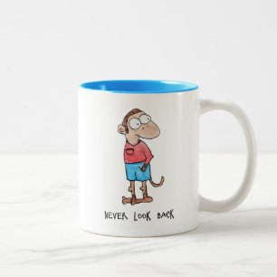 Cartoon Monkey Zweifarbige Tasse
