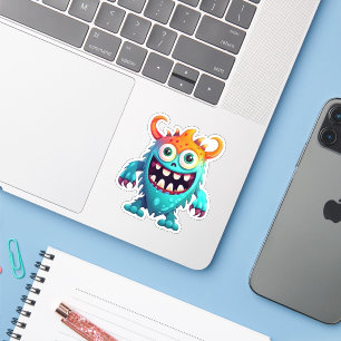 Cartoon Monster Aufkleber