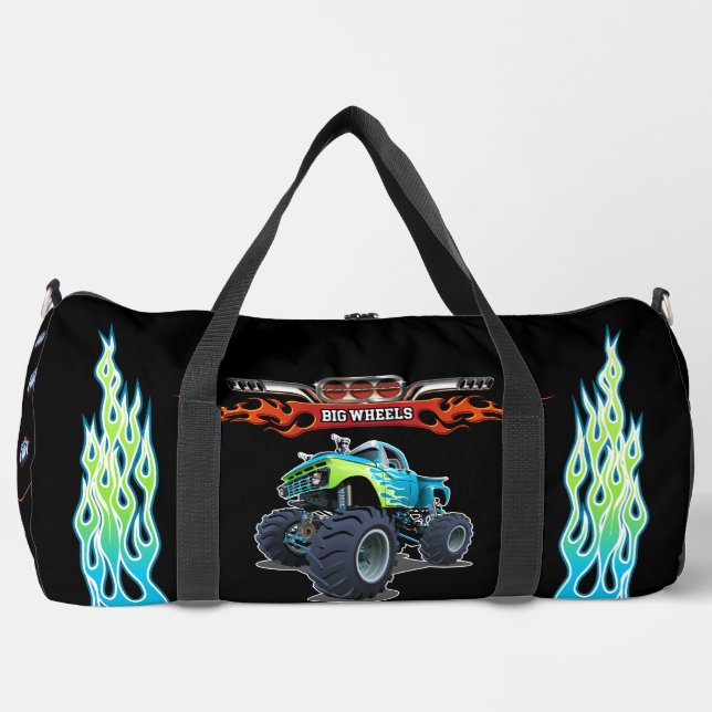 Cartoon-Monster Duffle Bag (Vorderseite)