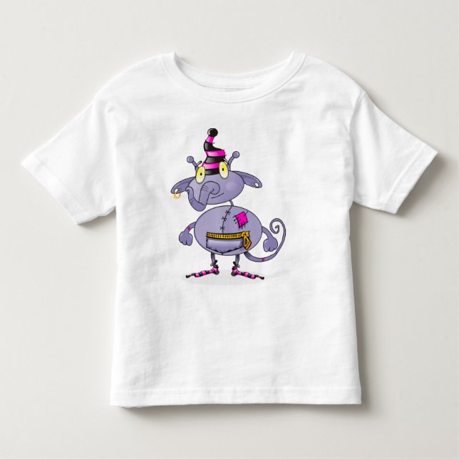 Cartoon-Monster - Flecken! Kleinkind T-shirt (Vorderseite)