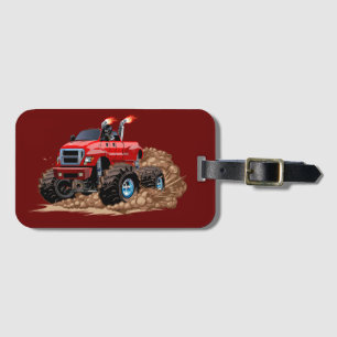 Cartoon-Monster Gepäckanhänger