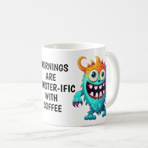 Cartoon Monster Kaffeetasse