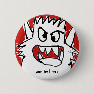 Cartoon-Monster-Knopf-Revers-Button Button