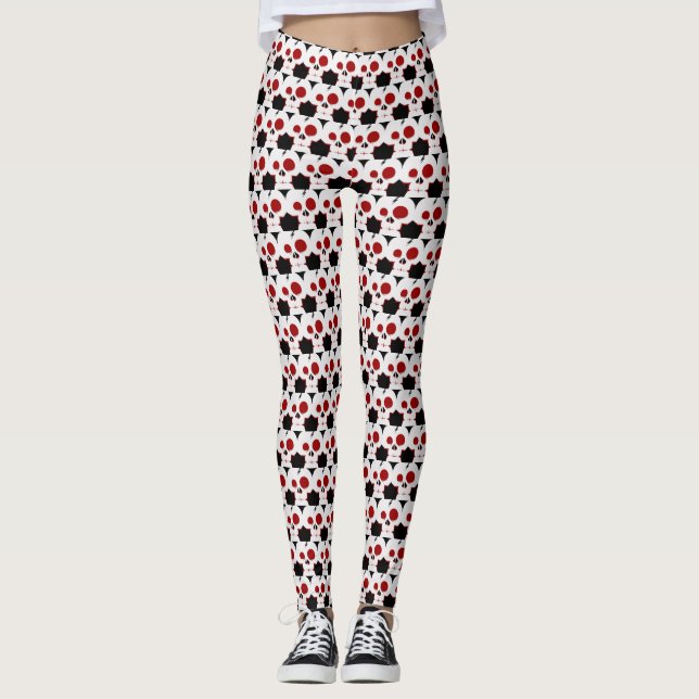 Cartoon-Monster Leggings (Vorderseite)