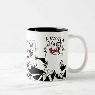 Cartoon-Monster-personalisierte Tasse