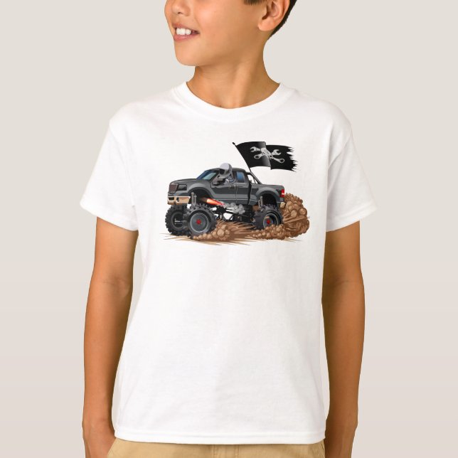 Cartoon-Monster T-Shirt (Vorderseite)
