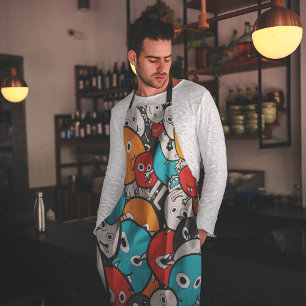 Cartoon Monsters Schürze