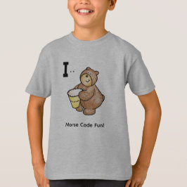 Cartoon-Morsecode für Kinder! Buchstabe "I" T-Shirt