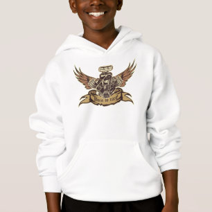 Cartoon Motor werfen Kissen Hoodie
